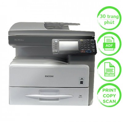 Cho thuê máy photocopy RICOH MP 3054 in mạng tốc độ 30 trang/phút
